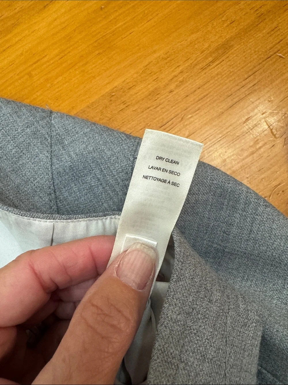 White House Black Market Grey Suit Jacket and Skirt